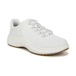 hN^[EV[ fB[X Xj[J[ V[Y Women's Feel At Ease Plantar Fasciitis Slip On Sneakers White Fabric