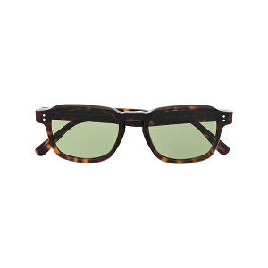 ���g���X�[�p�[�t���[�`���[ �����Y �T���O���X�E�A�C�E�F�A �A�N�Z�T���[ Tortoiseshell-effect square sunglasses Green