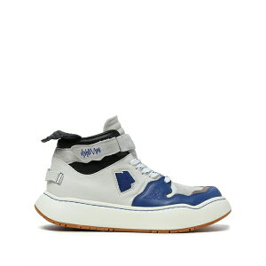 �A�[�_�[�G���[ ���f�B�[�X �X�j�[�J�[ �V���[�Y Panelled touch-strap high-top sneakers Blue