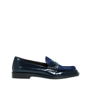 ���x���g�t�F�X�^ ���f�B�[�X �X���b�|���E���[�t�@�[ �V���[�Y Xander pony skin loafers Blue