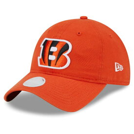 ニューエラ レディース 帽子 アクセサリー Cincinnati Bengals New Era Women's Main Core Classic 2.0 9TWENTY Adjustable Hat Orange