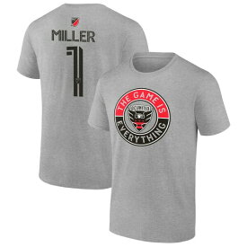 【送料無料】 ファナティクス メンズ Tシャツ トップス D.C. United Fanatics Branded The Game Is Everything Personalized Any Name & Number TShirt Heather Gray