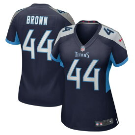 【送料無料】 ナイキ レディース ユニフォーム トップス Mike Brown Tennessee Titans Nike Women's Game Jersey Navy