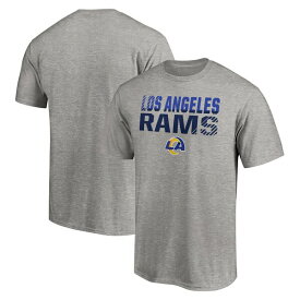 ファナティクス メンズ Tシャツ トップス Los Angeles Rams Fanatics Branded Fade Out TShirt Heathered Gray