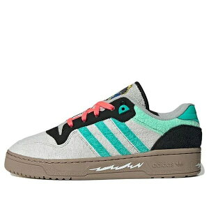 adidas �A�f�B�_�X �����Y �X�j�[�J�[ �yadidas Rivalry Low 'White Mint Green' HR0465�z �T�C�Y US_M_4