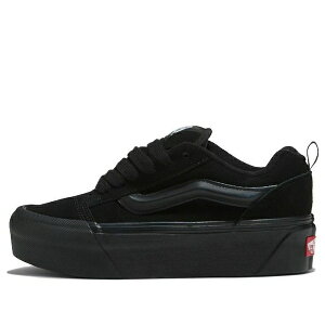 Vans �o���Y �����Y �X�j�[�J�[ �yVans Knu Stack 'Triple Black' VN000CP6BKA�z �T�C�Y US_8.5(26.5cm)