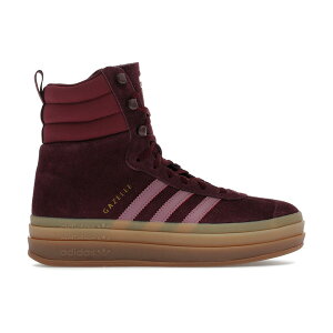 adidas �A�f�B�_�X ���f�B�[�X �X�j�[�J�[ �yadidas Gazelle High Maroon Wonder Orchid (Women's)�z �T�C�Y US_8.5(25.5cm) Maroon/Wonder Orchid/Gold Metallic