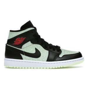 Jordan �W���[�_�� ���f�B�[�X �X�j�[�J�[ �yJordan 1 Mid Nike Grind (Women's)�z �T�C�Y US_5.5(22.5cm) Black/Chile Red-Barely Volt