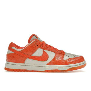Nike �i�C�L ���f�B�[�X �X�j�[�J�[ �yNike Dunk Low Cracked Orange (Women's)�z �T�C�Y US_7.5(24.5cm) Light Bone/Safety Orange/Laser Orange