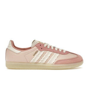 adidas �A�f�B�_�X ���f�B�[�X �X�j�[�J�[ �yadidas Samba Ruffle Stripes Pack Wonder Mauve (Women's)�z �T�C�Y US_8(25.0cm) Wonder Aqua/Off White/Wonder Mauve