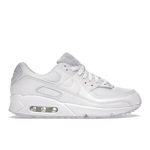 Nike �i�C�L ���f�B�[�X �X�j�[�J�[ �yNike Air Max 90 Triple White (Women's)�z �T�C�Y US_8(25.0cm) White/White/Wolf Grey/White