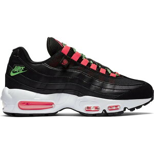 Nike �i�C�L ���f�B�[�X �X�j�[�J�[ �yNike Air Max 95 Worldwide Black (Women's)�z �T�C�Y US_6(23.0cm) Black/Green Strike-Flash Crimson-White