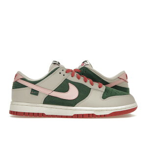Nike �i�C�L ���f�B�[�X �X�j�[�J�[ �yNike Dunk Low SE All Petals United Fir Green (Women's)�z �T�C�Y US_9(26.0cm) Light Bone/Pink Bloom-Sail-Fir-Adobe