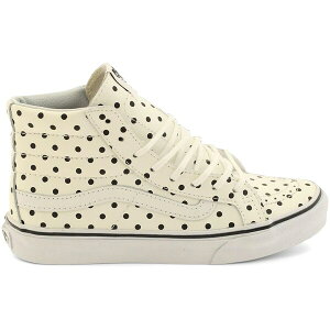 Vans �o���Y ���f�B�[�X �X�j�[�J�[ �yVans Sk8-Hi Slim Polka Dots White (Women's)�z �T�C�Y US_6.5(23.5cm) White