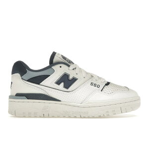 New Balance �j���[�o�����X ���f�B�[�X �X�j�[�J�[ �yNew Balance 550 White Vintage Indigo (Women's)�z �T�C�Y US_6.5(23.5cm) White/Vintage Indigo/Light Arctic Grey