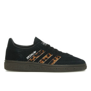 adidas �A�f�B�_�X ���f�B�[�X �X�j�[�J�[ �yadidas Handball Spezial Leopard Stripes (Women's)�z �T�C�Y US_W_12.5 Core Black/Core Black/Gum