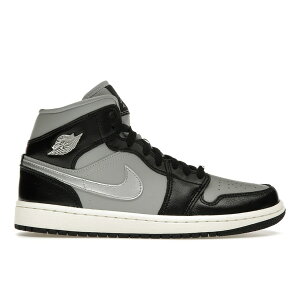 Jordan �W���[�_�� ���f�B�[�X �X�j�[�J�[ �yJordan 1 Mid SE Black Metallic Silver (Women's)�z �T�C�Y US_W_11.5 Black/Metallic Silver/Light Smoke Grey/Sail