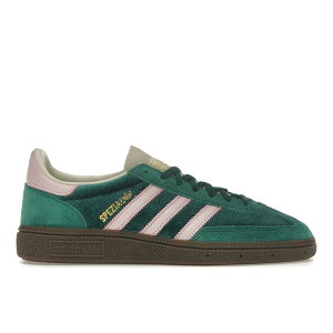 adidas �A�f�B�_�X ���f�B�[�X �X�j�[�J�[ �yadidas Handball Spezial Green Pink Velvet (Women's)�z �T�C�Y US_W_10.5 Green/Pink