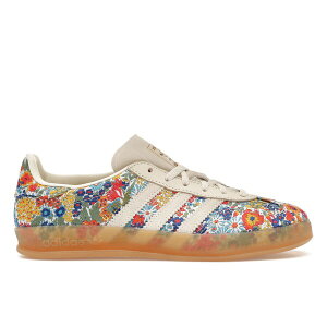 adidas �A�f�B�_�X ���f�B�[�X �X�j�[�J�[ �yadidas Gazelle Indoor Liberty London Floral Embroidery (Women's)�z �T�C�Y US_9.5(26.5cm) Off-White/Multi