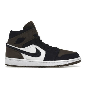 Jordan �W���[�_�� ���f�B�[�X �X�j�[�J�[ �yJordan 1 Mid Olive Toe (Women's)�z �T�C�Y US_W_12 Light Olive/Black-Sail-White
