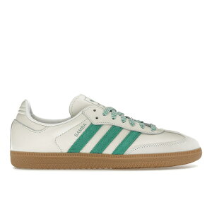 adidas �A�f�B�_�X ���f�B�[�X �X�j�[�J�[ �yadidas Samba Off White Court Green (Women's)�z �T�C�Y US_6(23.0cm) Off White/Court Green/Hazy Green