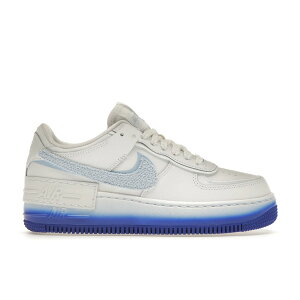 Nike �i�C�L ���f�B�[�X �X�j�[�J�[ �yNike Air Force 1 Low Shadow Chenille Swoosh Blue Tint (Women's)�z �T�C�Y US_8(25.0cm) White/Blue Tint/Pink Spell/Racer Blue