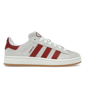 adidas �A�f�B�_�X ���f�B�[�X �X�j�[�J�[ �yadidas Campus 00s Crystal White Preloved Ruby (Women's)�z �T�C�Y US_6(23.0cm) Crystal White/Core White/Preloved Ruby