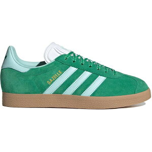 adidas �A�f�B�_�X ���f�B�[�X �X�j�[�J�[ �yadidas Gazelle Green Semi Flash Aqua (Women's)�z �T�C�Y US_5(22.0cm) Green/Semi Flash Aqua/Gold Metallic