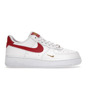 Nike �i�C�L ���f�B�[�X �X�j�[�J�[ �yNike Air Force 1 Low Essential Gym Red Mini Swoosh (Women's)�z �T�C�Y US_7(24.0cm) White/Gym Red-Gym Red-White