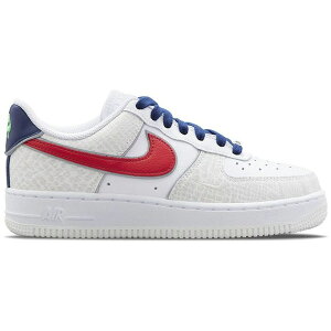 Nike �i�C�L ���f�B�[�X �X�j�[�J�[ �yNike Air Force 1 Low Just Do It (Women's)�z �T�C�Y US_8.5(25.5cm) White/Navy/Red