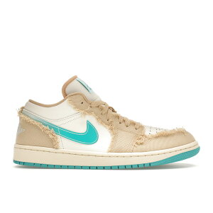 Jordan �W���[�_�� ���f�B�[�X �X�j�[�J�[ �yJordan 1 Low SE Wave (Women's)�z �T�C�Y US_6(23.0cm) Sesame/Glacier Blue/Sail/Dusty Cactus