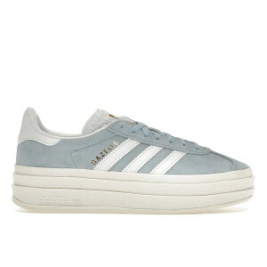 adidas �A�f�B�_�X ���f�B�[�X �X�j�[�J�[ �yadidas Gazelle Bold Clear Sky (Women's)�z �T�C�Y US_9(26.0cm) Clear Sky/Cloud White/Gold Metallic