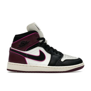 Jordan �W���[�_�� ���f�B�[�X �X�j�[�J�[ �yJordan 1 Mid SE Bordeaux (Women's)�z �T�C�Y US_5.5(22.5cm) Sail/Active Pink/Bordeaux/Black