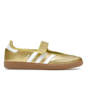 adidas �A�f�B�_�X ���f�B�[�X �X�j�[�J�[ �yadidas Samba Jane Gold Metallic White (Women's)�z �T�C�Y US_6.5(23.5cm) Gold Metallic/Cloud White/Gum