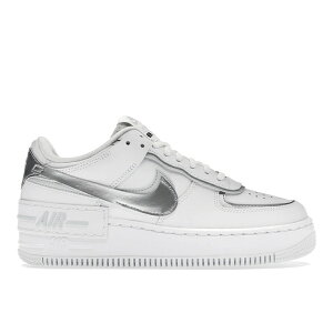 Nike �i�C�L ���f�B�[�X �X�j�[�J�[ �yNike Air Force 1 Low Shadow White Pure Platinum Metallic Silver (Women's)�z �T�C�Y US_W_12 White/Metallic Silver-Pure Platinum