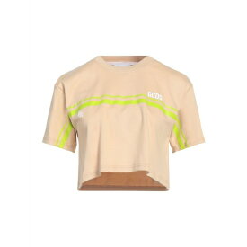 【送料無料】 ジーシーディーエス レディース Tシャツ トップス T-shirts Sand