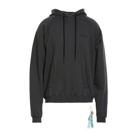 【送料無料】 オフホワイト メンズ パーカー・スウェットシャツ アウター Sweatshirts Steel grey