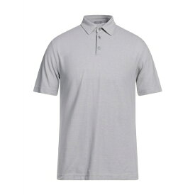 【送料無料】 ザノーネ メンズ ポロシャツ トップス Polo shirts Light grey