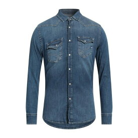 【送料無料】 ガス メンズ シャツ トップス Denim shirts Blue