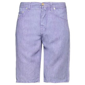 【送料無料】 ヤコブ コーエン メンズ カジュアルパンツ ボトムス Shorts & Bermuda Shorts Purple