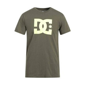 【送料無料】 ディーシー メンズ Tシャツ トップス T-shirts Military green