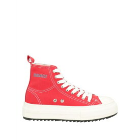 【送料無料】 ディースクエアード レディース スニーカー シューズ Sneakers Red