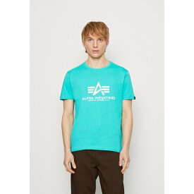 アルファインダストリーズ メンズ Tシャツ トップス Print T-shirt - atomic green