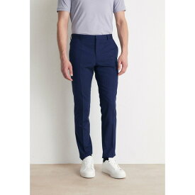 カルバン クライン テイラード メンズ カジュアルパンツ ボトムス STRETCH SLIM SUIT PANT - Suit trousers - ink blue