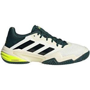 adidas �A�f�B�_�X �����Y �X�j�[�J�[ �yadidas Barricade 13 Off White Core Black Powder Teal�z �T�C�Y US_7.5(25.5cm) Off White/Core Black/Powder Teal