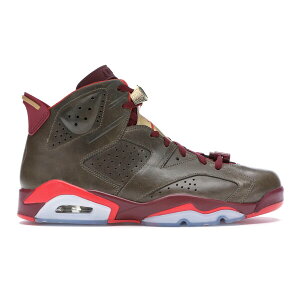 Jordan �W���[�_�� �����Y �X�j�[�J�[ �yJordan 6 Retro Cigar�z �T�C�Y US_8.5(26.5cm) Raw Umber/Team Red-Metallic Gold-Challenge Red