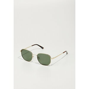 vF H[ Y TOXEACEFA ANZT[ NITE BIRD UNISEX - Sunglasses - gold-coloured/green