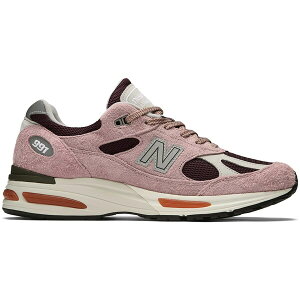 New Balance �j���[�o�����X �����Y �X�j�[�J�[ �yNew Balance 991v2 MiUK Pink Mauve�z �T�C�Y US_M_14 Deauville Mauve/Fig/Oyster Mushroom