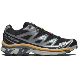 Salomon �T������ �����Y �X�j�[�J�[ �ySalomon XT-6 Black Footwear Silver Warm Apricot�z �T�C�Y US_6.5(24.5cm) Black/Footwear Silver/Warm Apricot