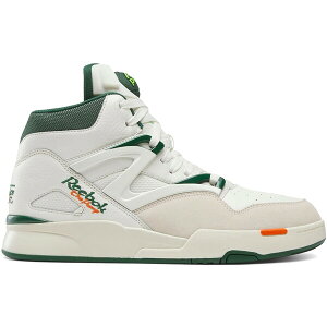 Reebok ���[�{�b�N �����Y �X�j�[�J�[ �yReebok Pump Omni Zone II Chalk Dark Green�z �T�C�Y US_9(27.0cm) Chalk/Dark Green/Paper White